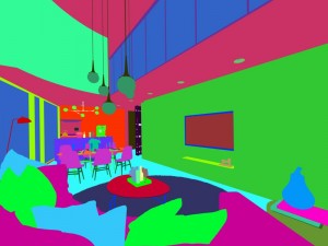 stylish family living room design 11 3D Модель