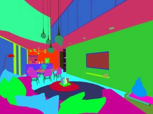 stylish family living room design 11 3D Model
