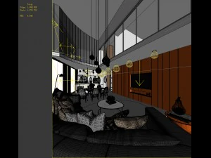 stylish family living room design 11 3D Model