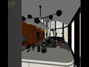 stylish family living room design 11 3D Модель