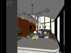 stylish family living room design 11 3D Модель