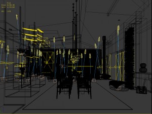 stylish family living room design 12 3D-Modell