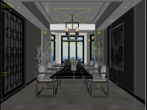 stylish family living room design 13 Model 3D