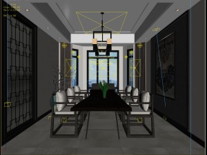 stylish family living room design 13 Model 3D