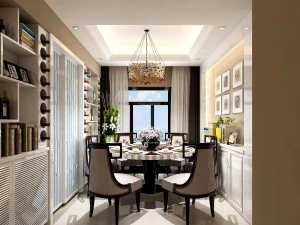 stylish family living room design 14 3D Model