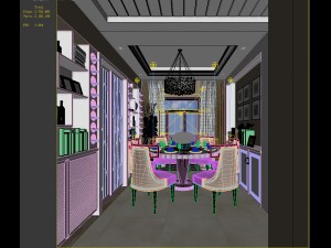 stylish family living room design 14 Model 3D