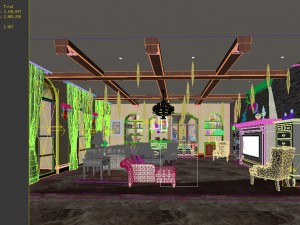 stylish family living room design 15 Modelo 3D