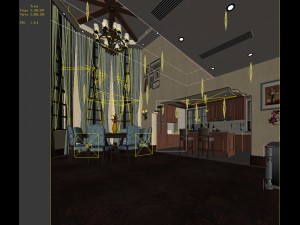 stylish family living room design 15 Modelo 3D