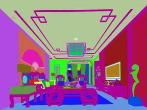 stylish family living room design 16 Model 3D