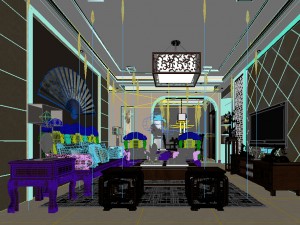 stylish family living room design 16 Model 3D