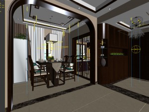 stylish family living room design 16 Model 3D