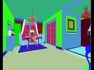 stylish family living room design 17 Modello 3D