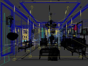 stylish family living room design 17 Modello 3D