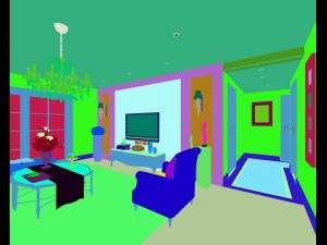 stylish family living room design 17 Modello 3D