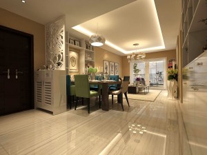 stylish family living room design 18 3D Modell