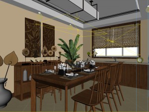 stylish family living room design 19 Modelo 3D