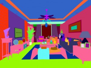 stylish family living room design 19 Modelo 3D