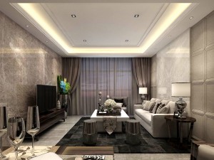 stylish family living room design 22 Modèle 3D