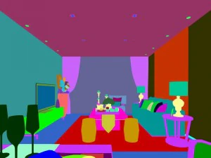 stylish family living room design 22 3D Model