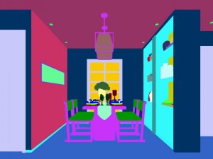 stylish family living room design 22 3D मॉडल