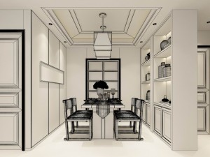 stylish family living room design 22 3D मॉडल