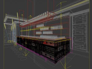 party bar ktv sauna design complete 14 3D Model