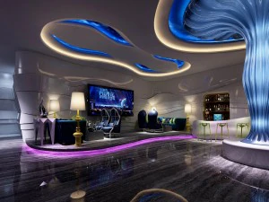party bar ktv sauna design complete 15 3D Model