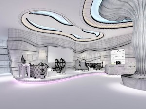 party bar ktv sauna design complete 15 Modèle 3D