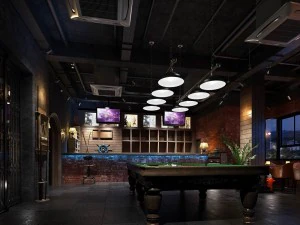party bar ktv sauna design complete 16 3D Model