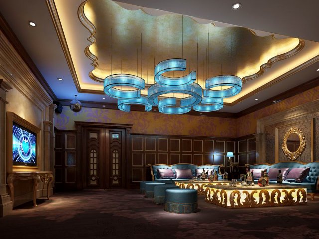 party bar ktv sauna design complete 17 3D 模型 .c4d .max .obj .3ds .fbx .stl .blend 