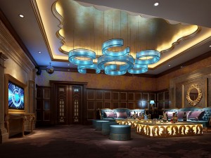 party bar ktv sauna design complete 17 3D Model