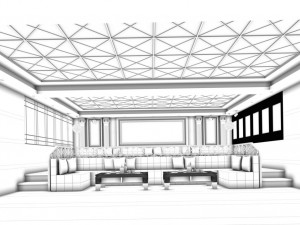 party bar ktv sauna design complete 20 3D Модель