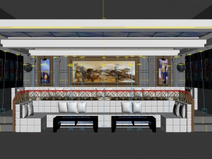 party bar ktv sauna design complete 20 3D Модель