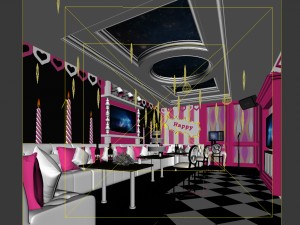 party bar ktv sauna design complete 22 Model 3D