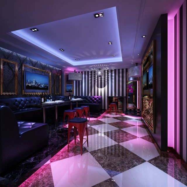 party bar ktv sauna design complete 23 3D 모델 .c4d .max .obj .3ds .fbx .stl .blend 