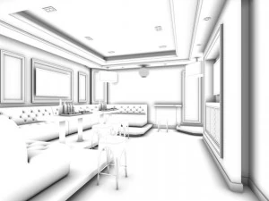 party bar ktv sauna design complete 23 3D Model
