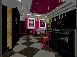 party bar ktv sauna design complete 24 Modello 3D