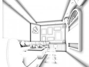 party bar ktv sauna design complete 25 3D Model