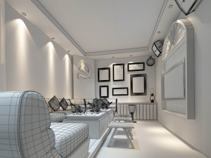 party bar ktv sauna design complete 25 Modelo 3D