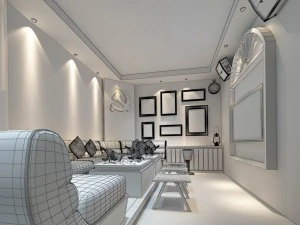party bar ktv sauna design complete 25 3D Model