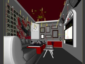 party bar ktv sauna design complete 25 3D Model