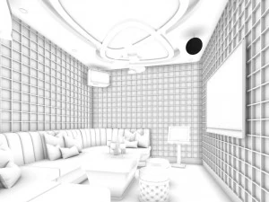 party bar ktv sauna design complete 26 3D Model