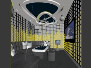 party bar ktv sauna design complete 26 3D मॉडल