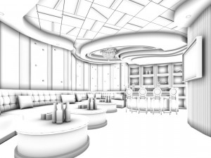 party bar ktv sauna design complete 27 Modèle 3D