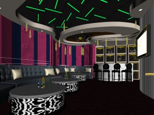 party bar ktv sauna design complete 27 Modèle 3D