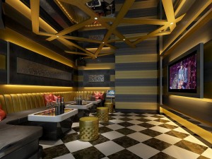 party bar ktv sauna design complete 28 3D 모델