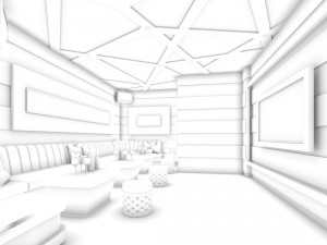 party bar ktv sauna design complete 28 3D Модель