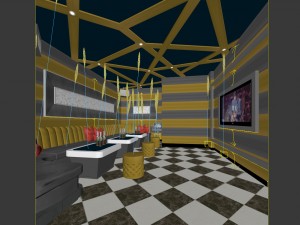 party bar ktv sauna design complete 28 3D Модель