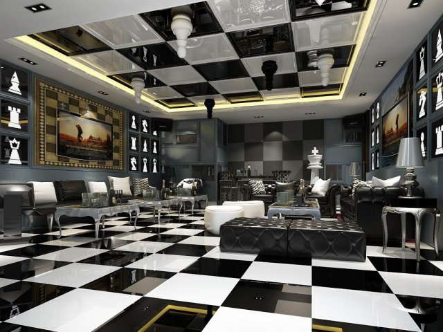 party bar ktv sauna design complete 29 3D Model .c4d .max .obj .3ds .fbx .stl .blend 