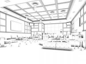 party bar ktv sauna design complete 29 3D Model